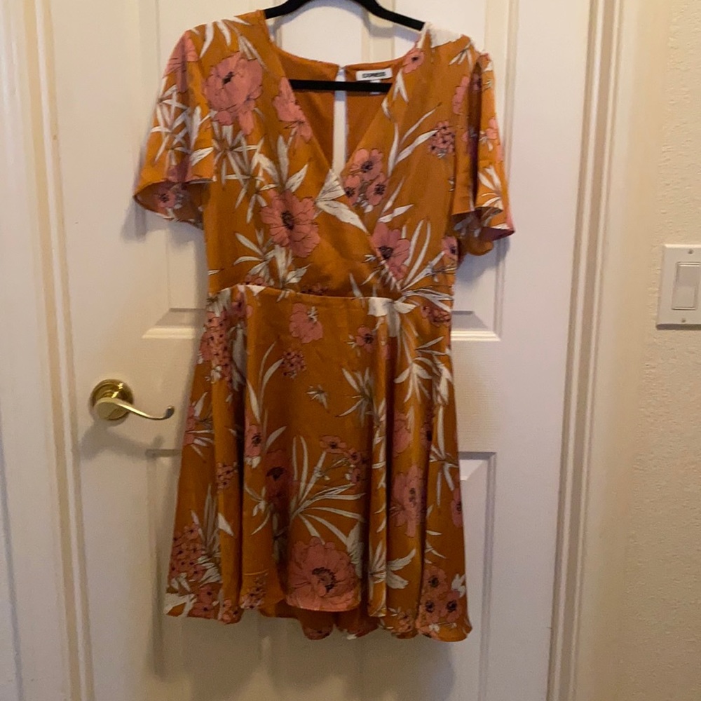 Express size 12 orange dress